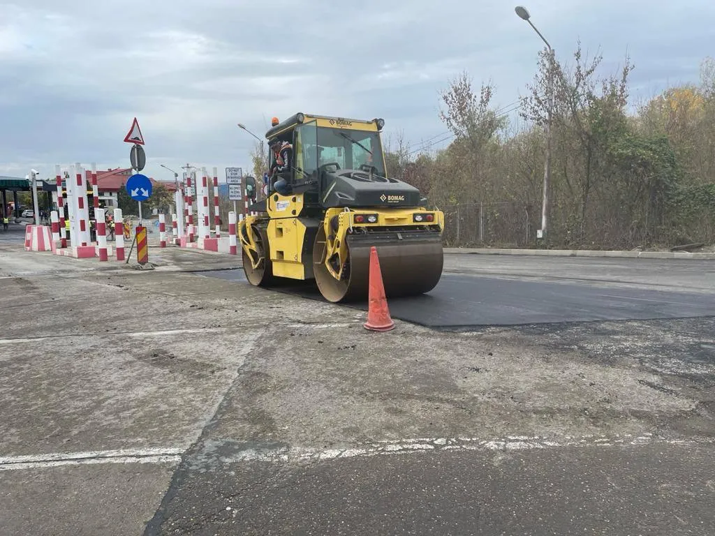 В Скуленах скопился грузовой транспорт из-за ремонта дороги в Румынии
