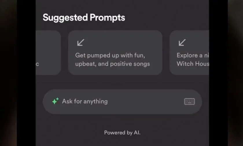 Spotify тестирует плейлисты, созданные искусственным интеллектом