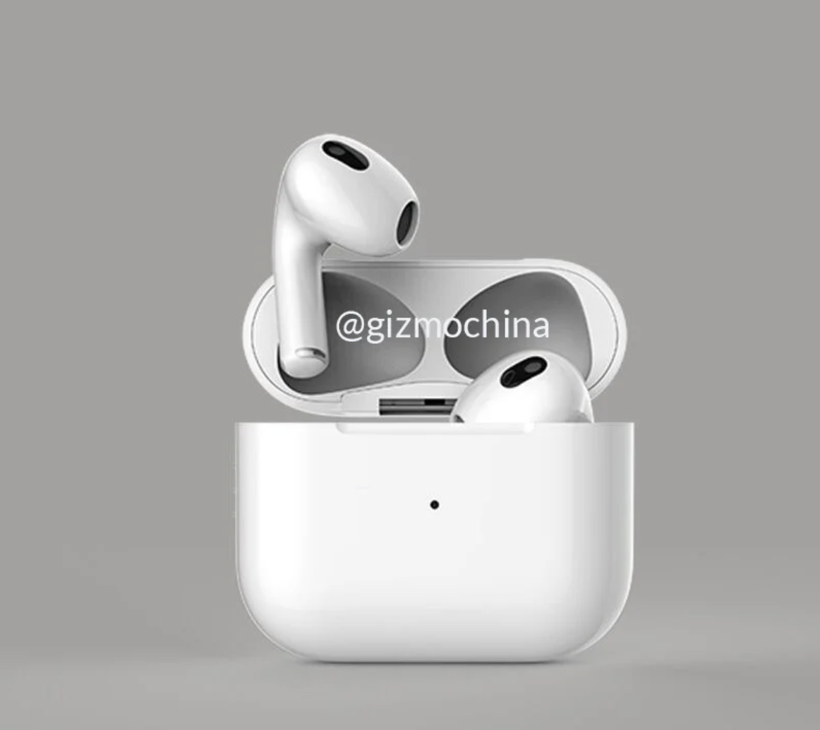 Раскрыт дизайн беспроводных наушников Apple AirPods 3