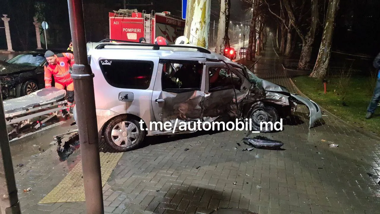 В столичном секторе Буюканы произошло ДТП: столкнулись два автомобиля