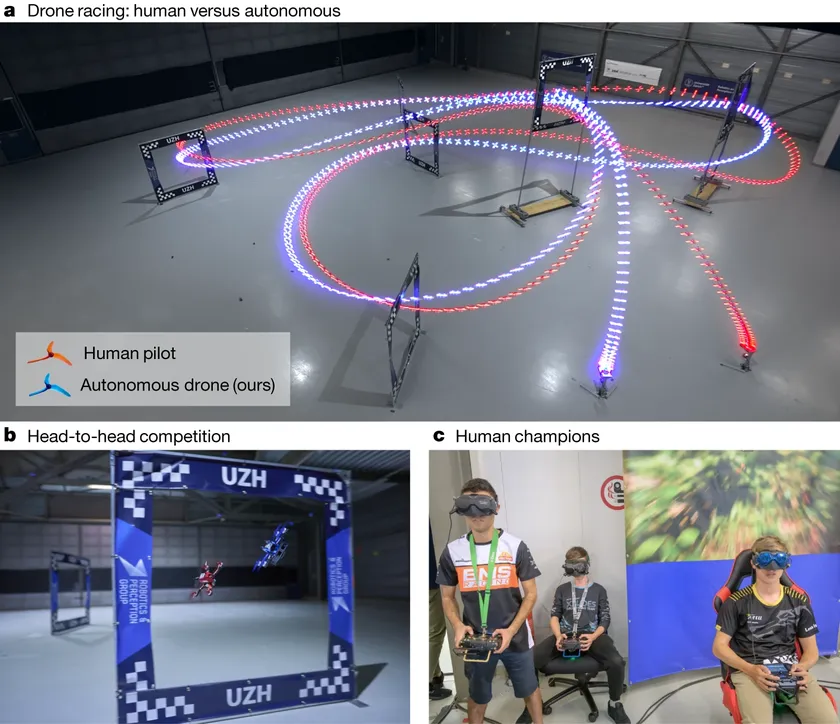 Искусственный интеллект впервые победил чемпионов мира в пилотировании FPV-беспилотников