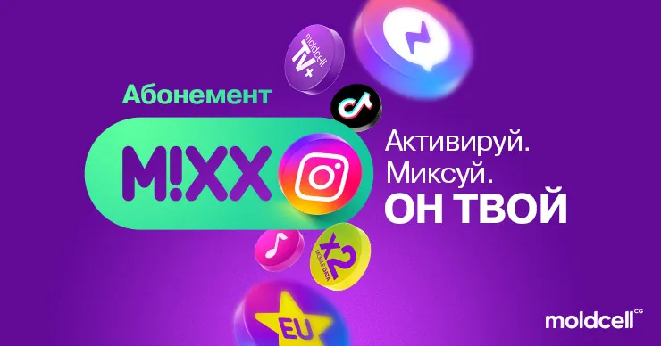 Moldcell запускает новый абонемент: aктивируй, миксуй, он твой