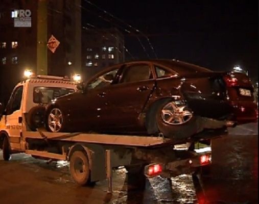 В центре Кишинева по вине пьяного водителя такси столкнулись 6 машин