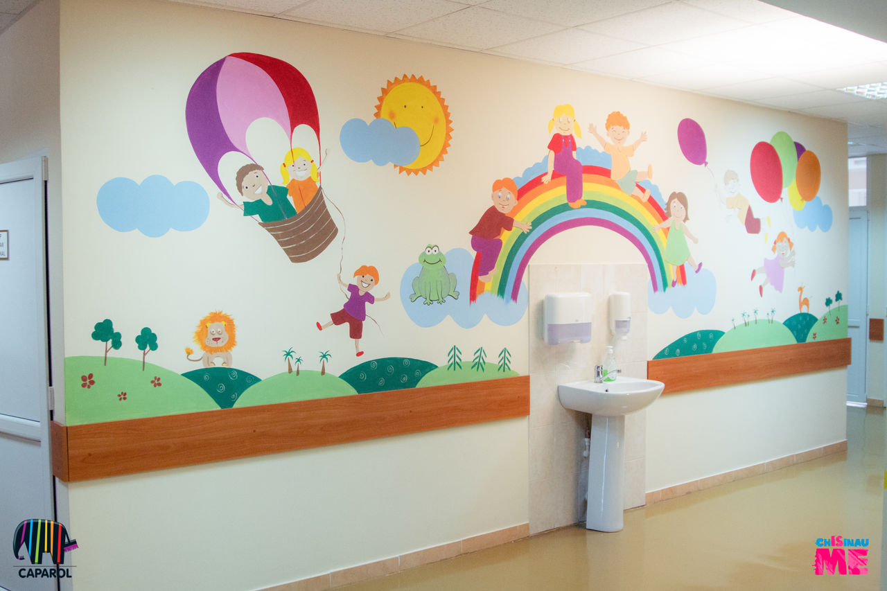 Chișinău Is ME: Curcubeul zâmbetelor pentru pacienții spitalului „V. Ignatenco”