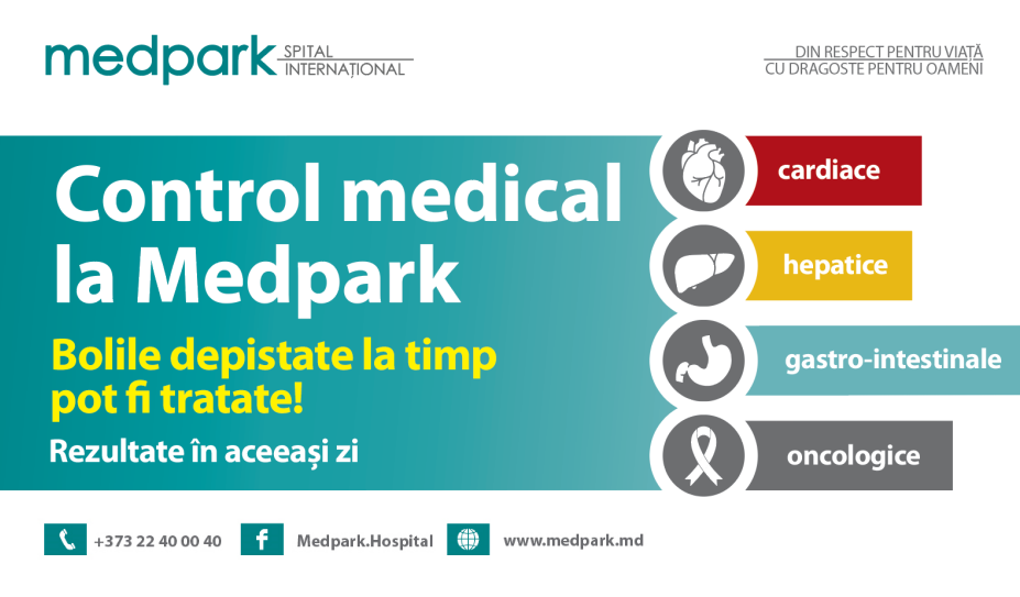 Control medical la Medpark. Bolile depistate la timp pot fi tratate ®