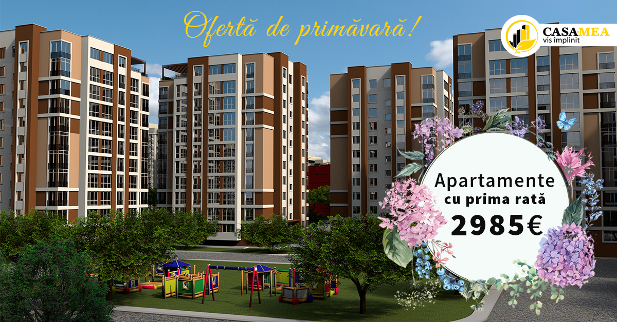 Casa Mea: Квартиры за ТЦ Elat с первым взносом от 2985€ ®