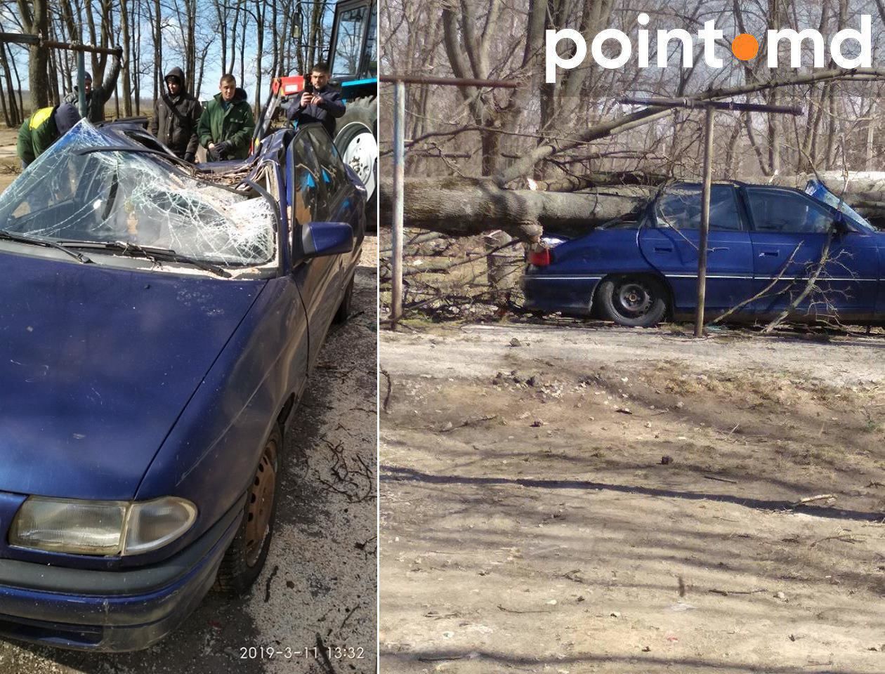 Из-за непогоды в стране пострадало большое количество автомобилей