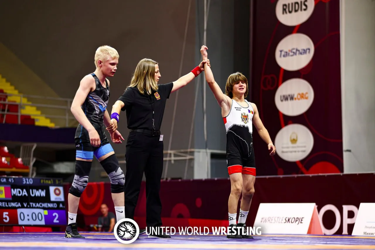 Сборная Молдовы по борьбе завоевала серебро и бронзу на чемпионате Европы U17 в Скопье