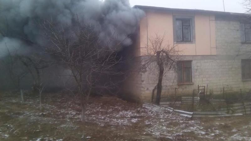 В Леово произошел пожар в жилом доме