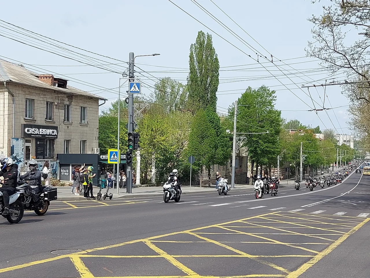 В Кишиневе состоялся парад байкеров