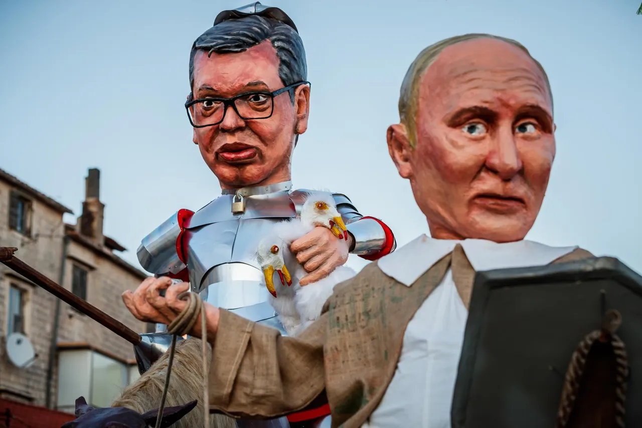 В Хорватии "сожгли" виновников прошлогодних проблем - Путина и Вучича