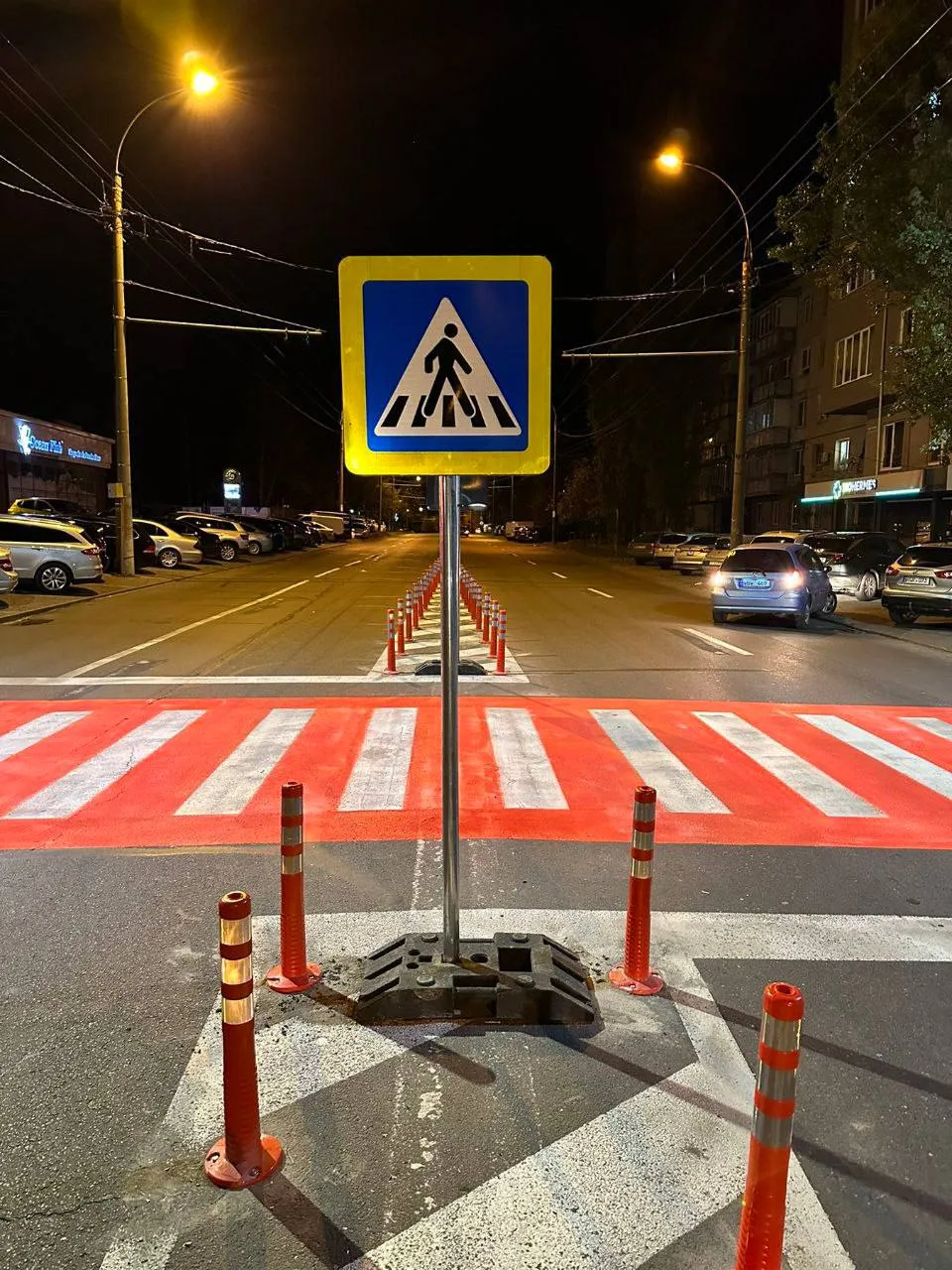 В столице модернизировали пешеходный переход на Телецентре