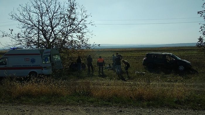 Четырех человек госпитализировали после ДТП в Теленештском районе