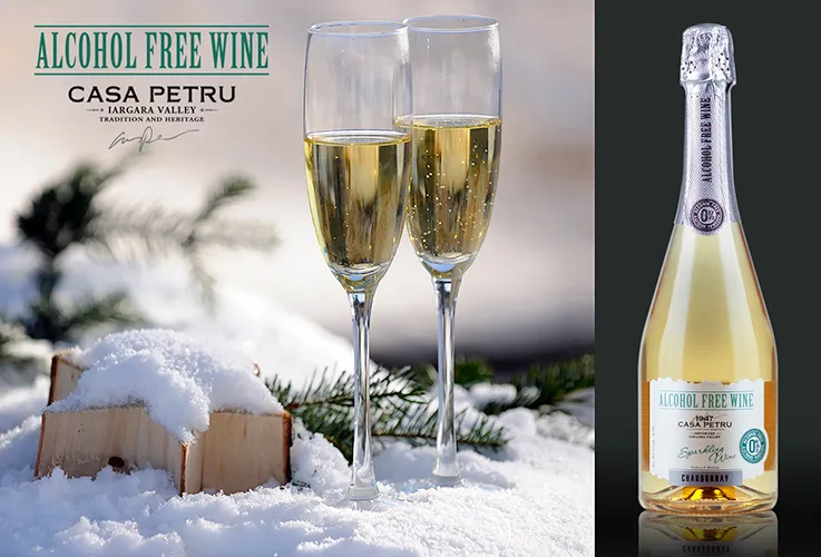 Casa Petru Alcohol Free Wine - un spumant special pentu Anul Nou