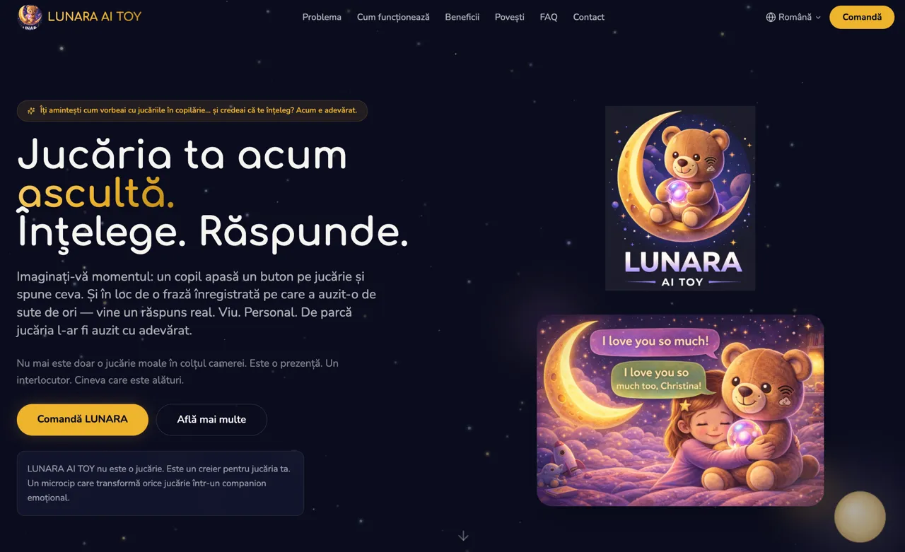 O companie moldovenească a dezvoltat o jucărie pentru copii cu inteligență artificială