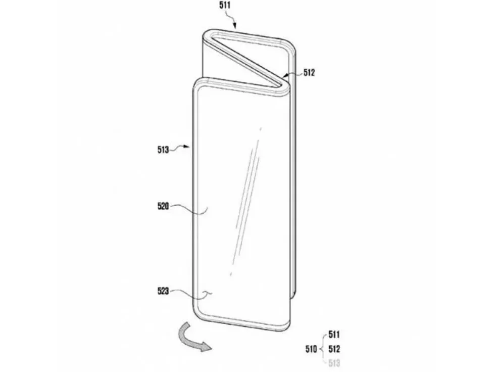 Samsung показала необычный смартфон, сгибающийся в двух местах