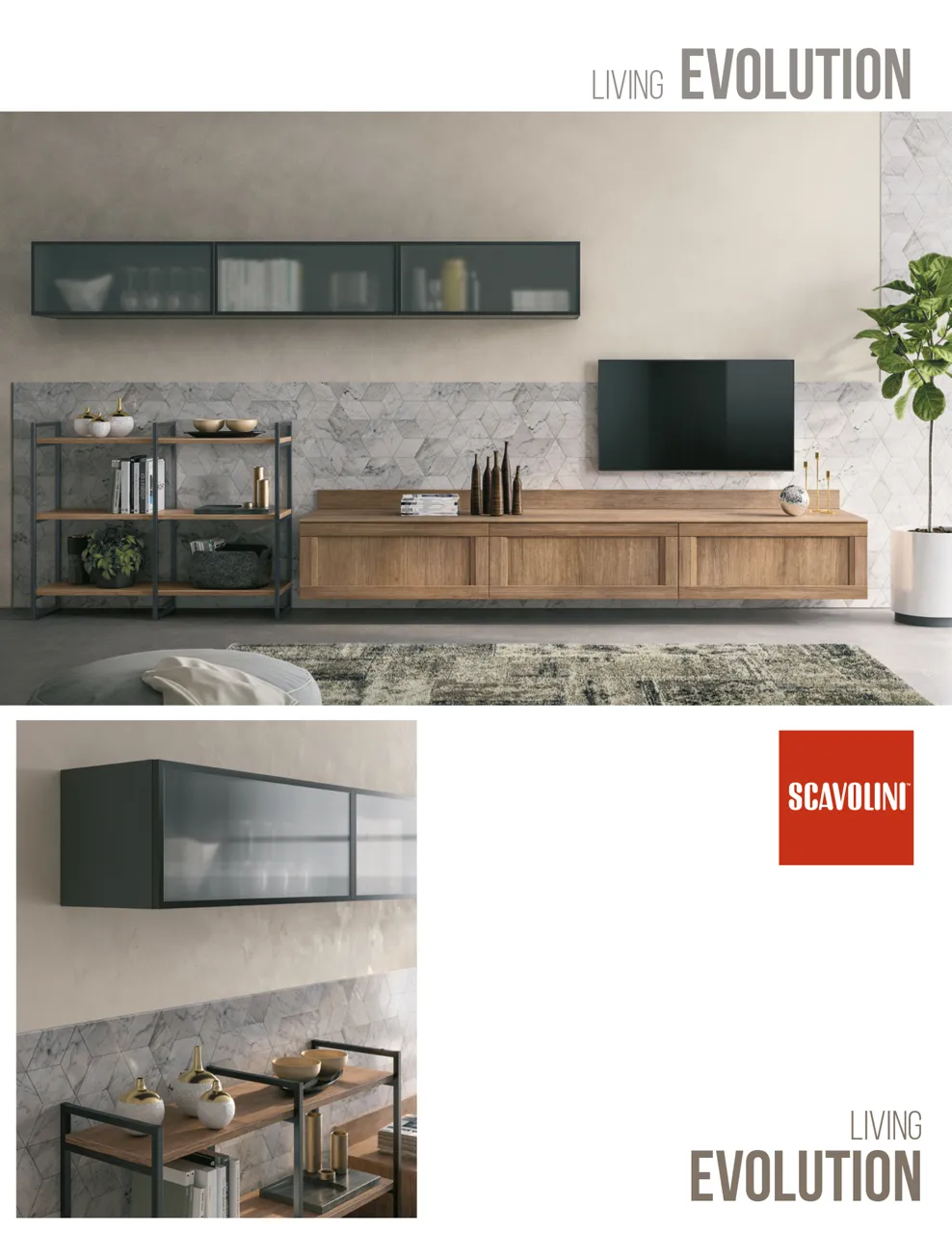 Scavolini: Стильные гостиные – Dandy Plus, Living Evolution