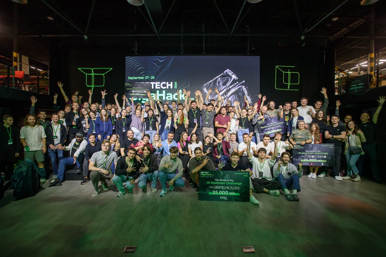 DeepTech GigaHack: Moldova se transformă în hub regional al inovatorilor