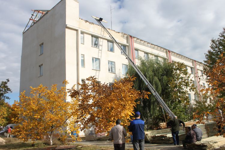 Районную больницу в Кантемире утепляют