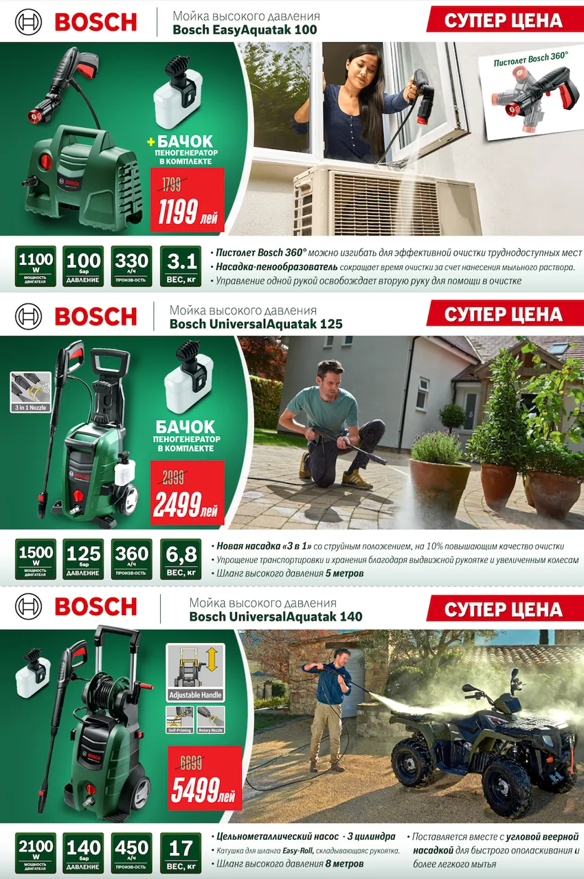 Осень начинается с Bosch – садовые инструменты и электроинструменты до -35%