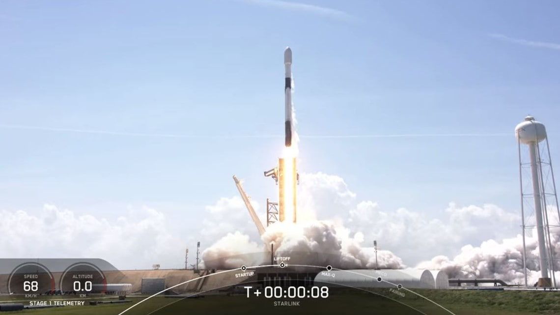 SpaceX вывела на орбиту 26-ю партию интернет-спутников Starlink