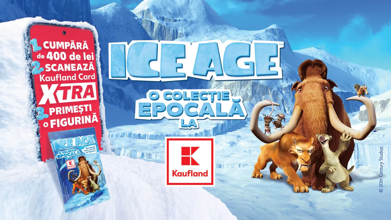 Kaufland Card XTRA: Коллекция фигурок Ice Age и розыгрыш призов