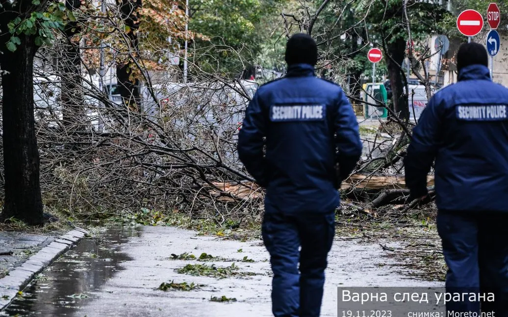 Из-за шторма в Болгарии два человека погибли, десятки тысяч остались без света