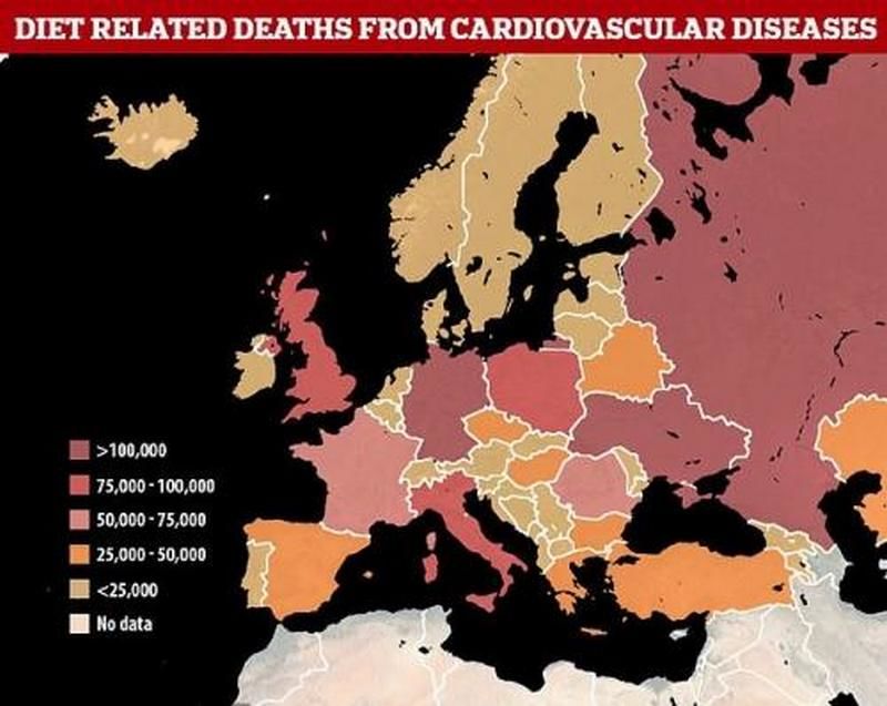 Молдова оказалась в десятке стран с самым опасным для жизни питанием