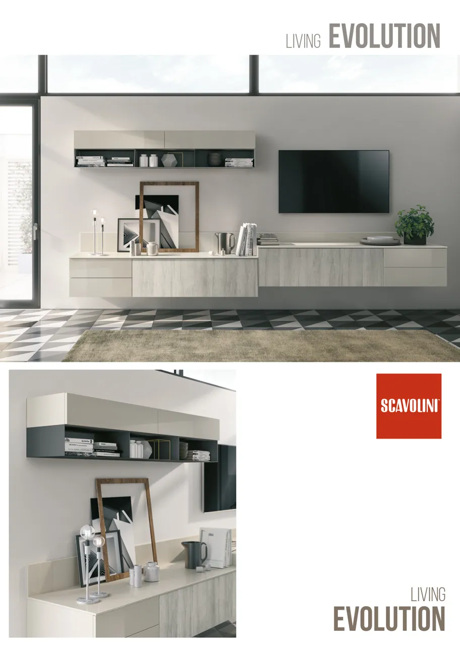 Scavolini: Стильные гостиные – Dandy Plus, Living Evolution