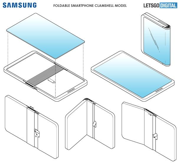 Раскрыт дизайн новой "раскладушки" Samsung