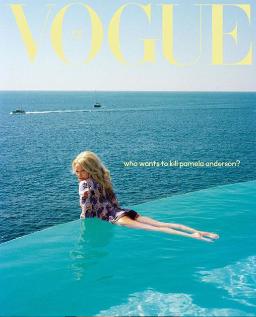 Памела Андерсон впервые появилась на обложке Vogue
