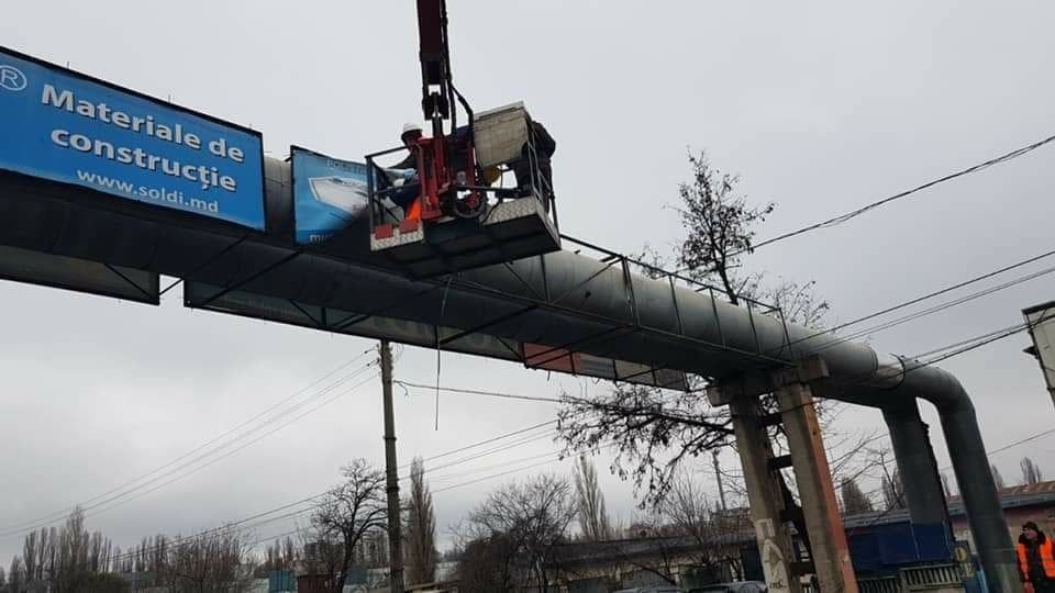 Чебан: Процесс очистки города от рекламных панно продолжается