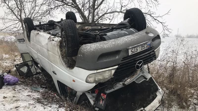 В Криулянах в результате серьезного ДТП госпитализированы 17 человек