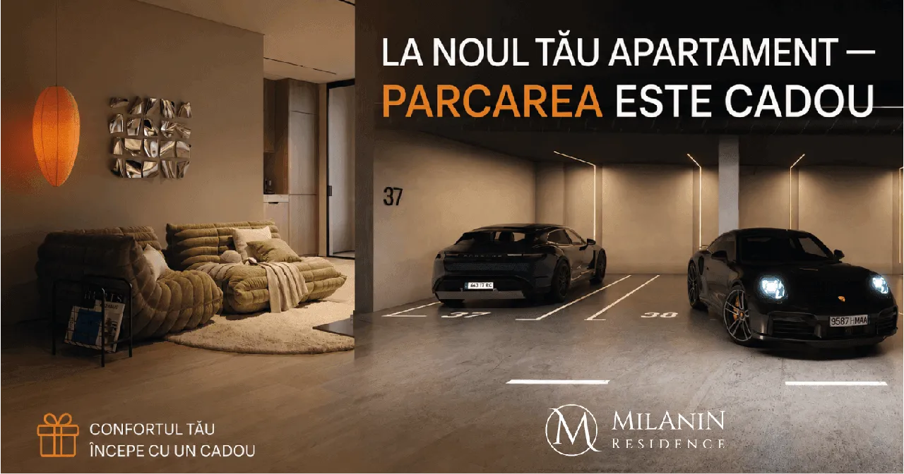 Milanin Durlești: Cumpărând un apartament — primiți un loc de parcare cadou