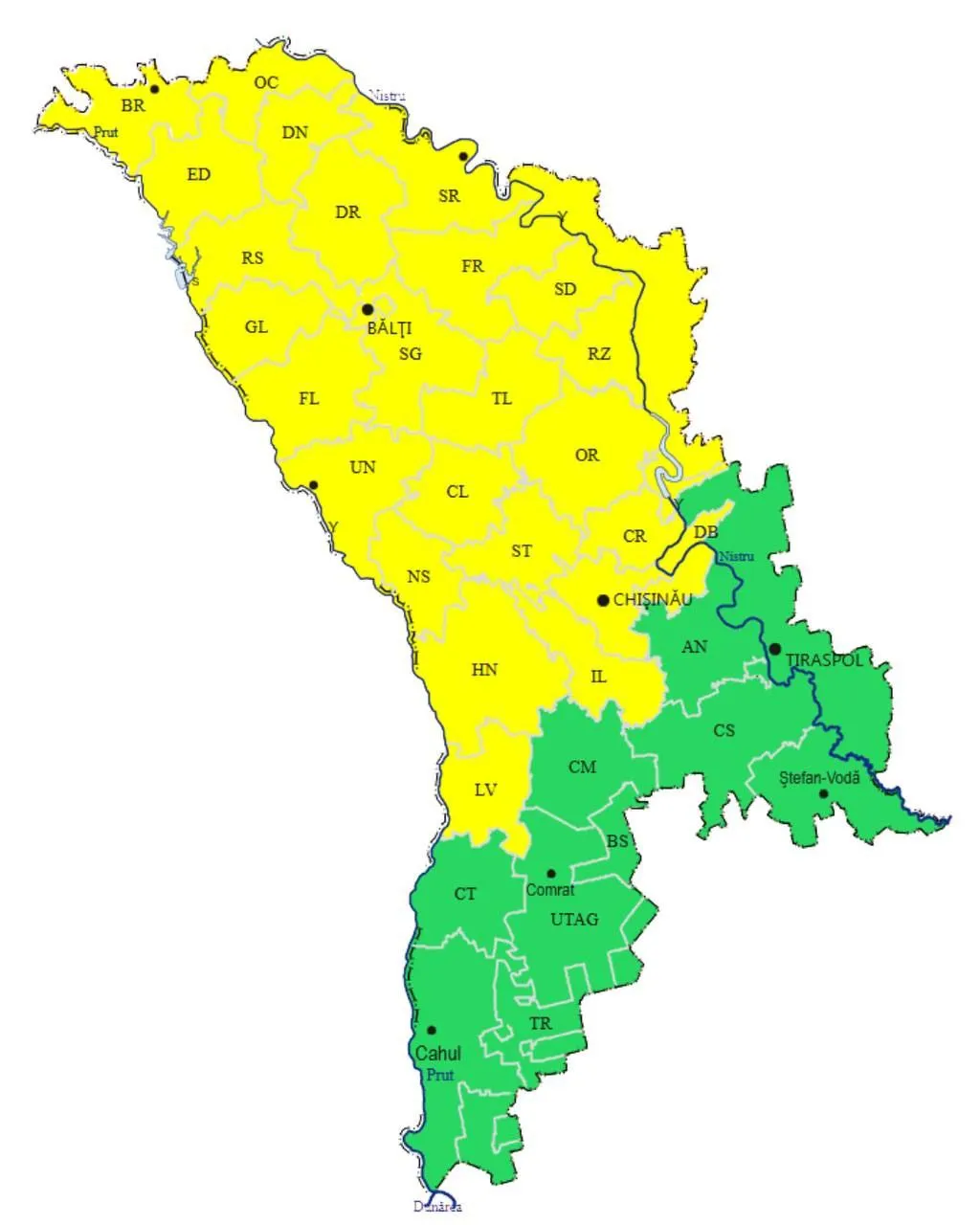 Avertizare meteo în Moldova: Cod Galben de ploi abundente