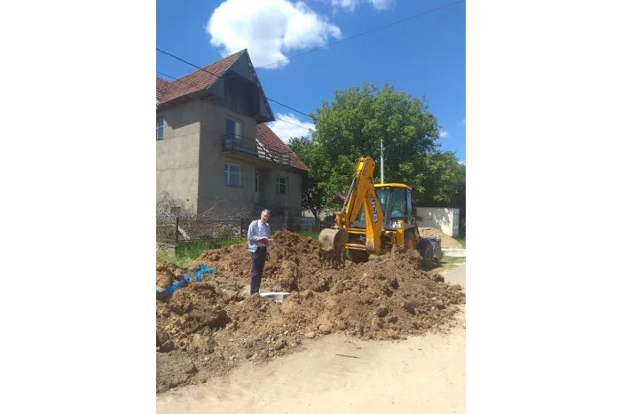 В Резине началось строительство канализации при поддержке Словакии