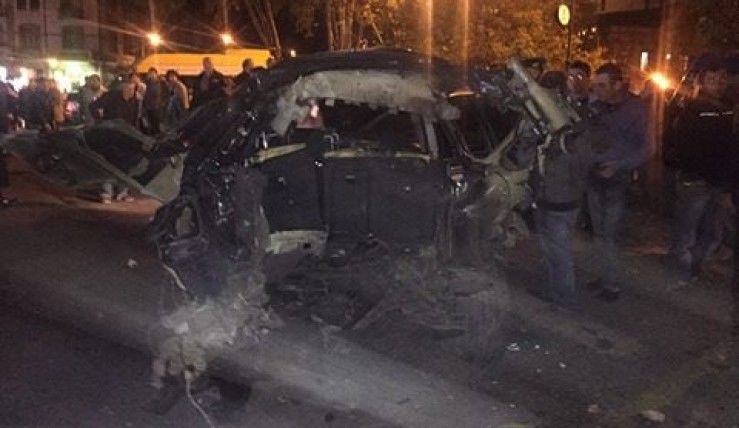 В Тбилиси взорвали автомобиль одного из лидеров партии Саакашвили