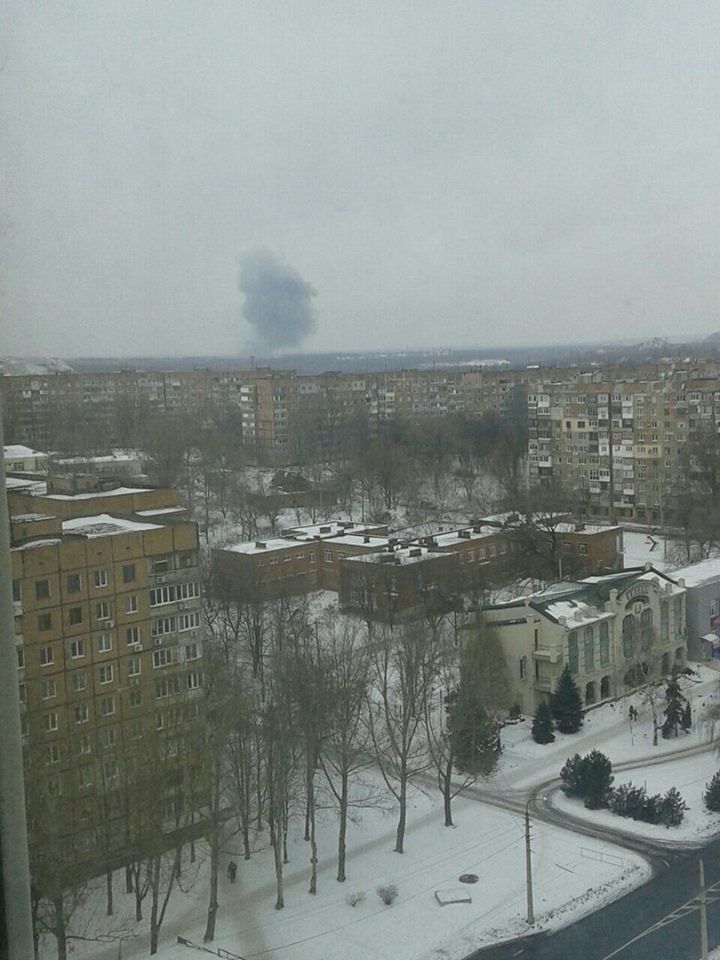 В Донецке прогремел мощный взрыв