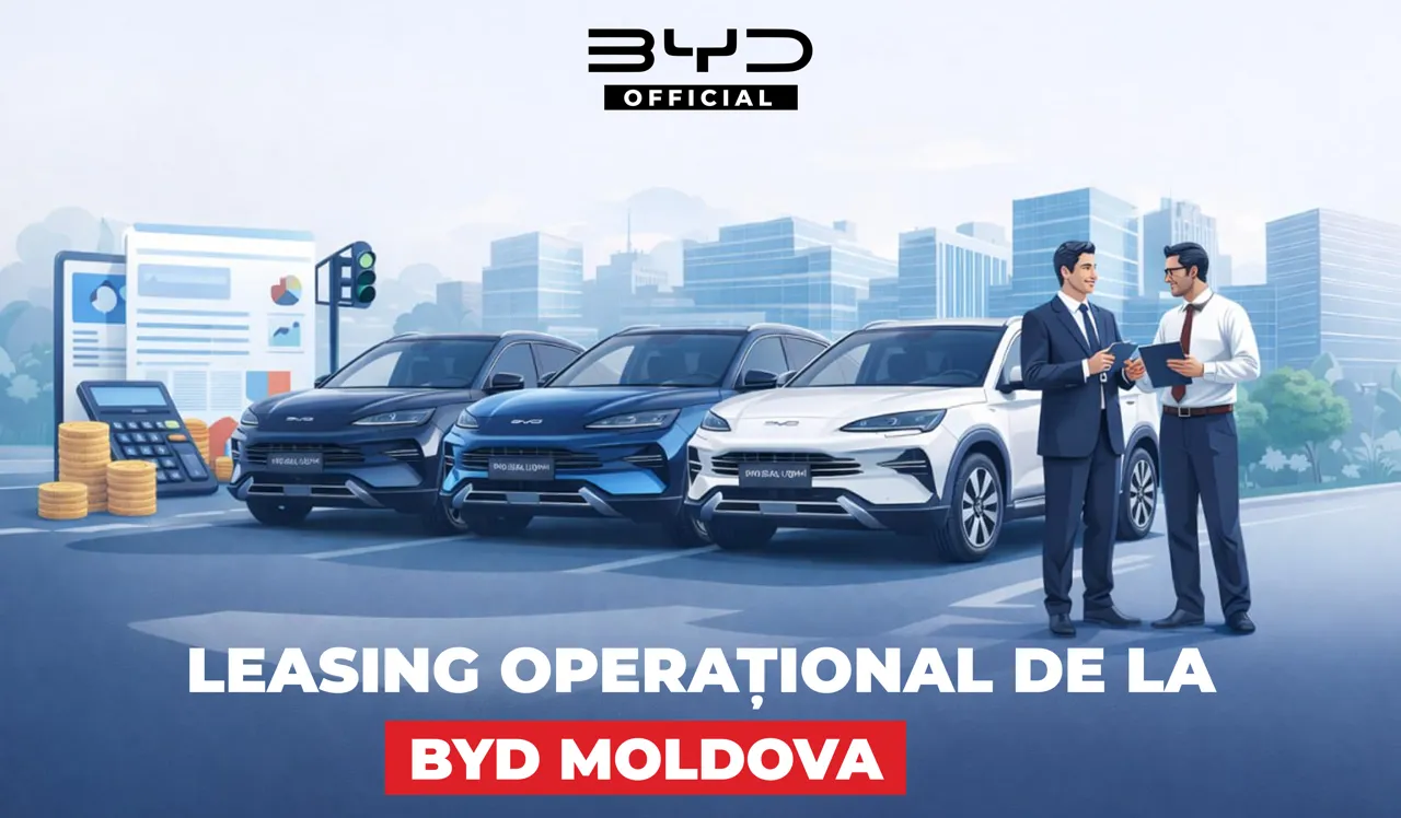 BYD Moldova lansează serviciul de leasing operațional