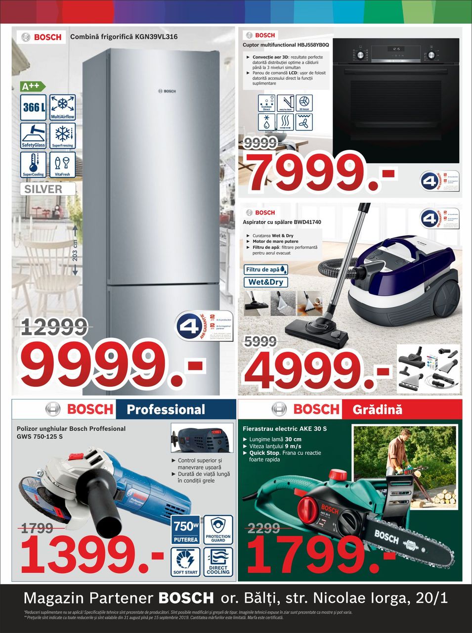 Bosch: 31 августа - грандиозное открытие 2-го магазина ®