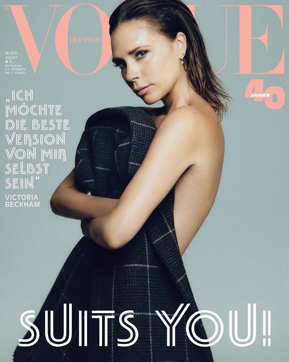 Виктория Бэкхем разделась для Vogue