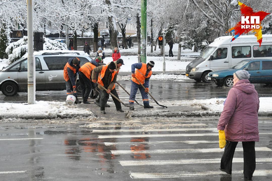 Первый серьезный снег этой зимой для Кишинева не стал апокалипсисом