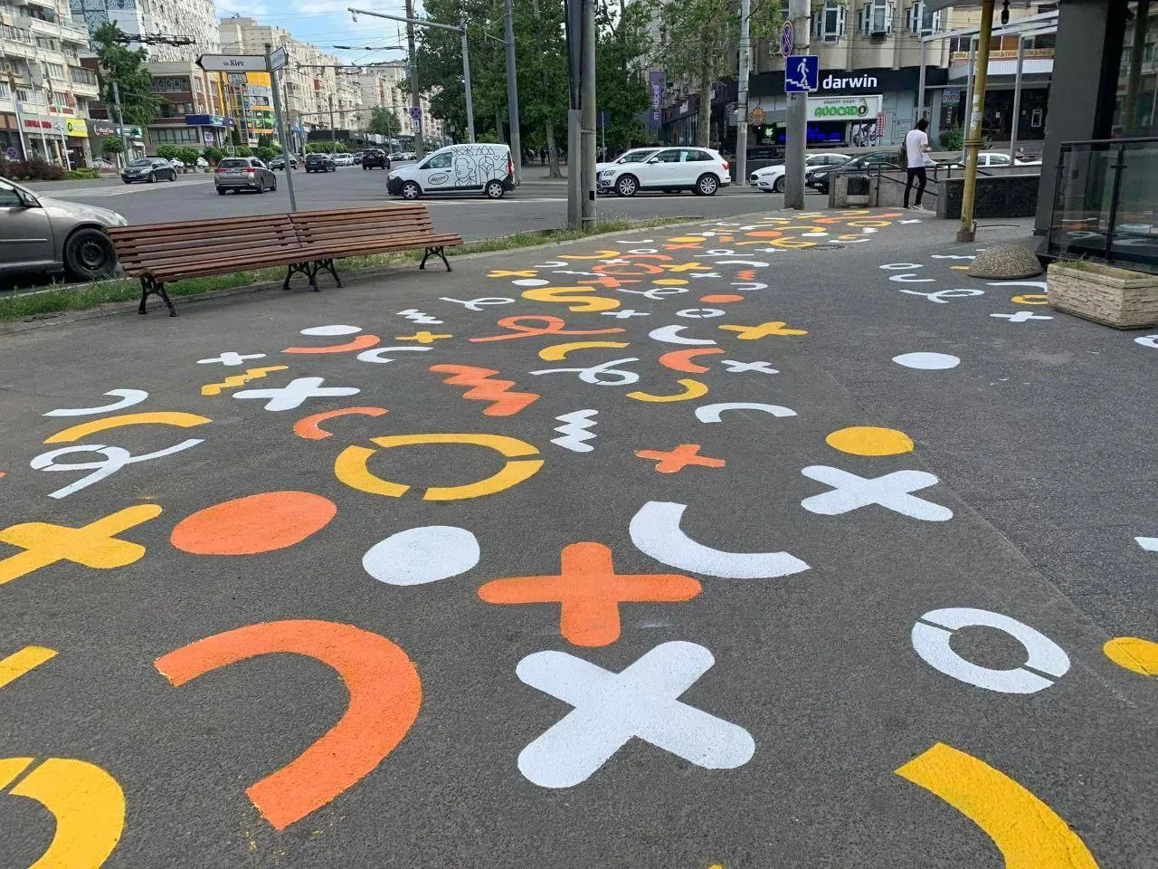 На Рышкановке оборудованы специальные парковки и установлены болларды