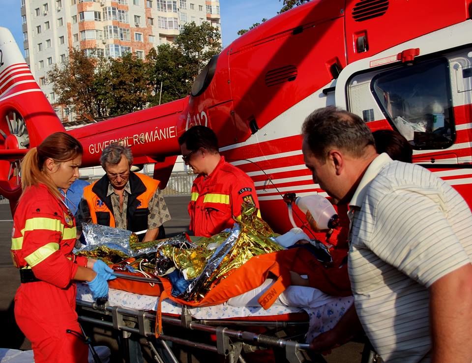 Femeia care a suferit în explozia din Hrubna Nouă, transferată cu elicopterul la Chișinău