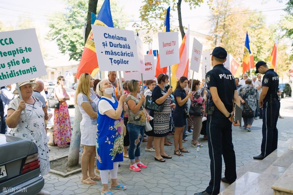 Ultimatum pentru JurnalTV de la orheieni: Protestatarii amenință că vor întinde corturi