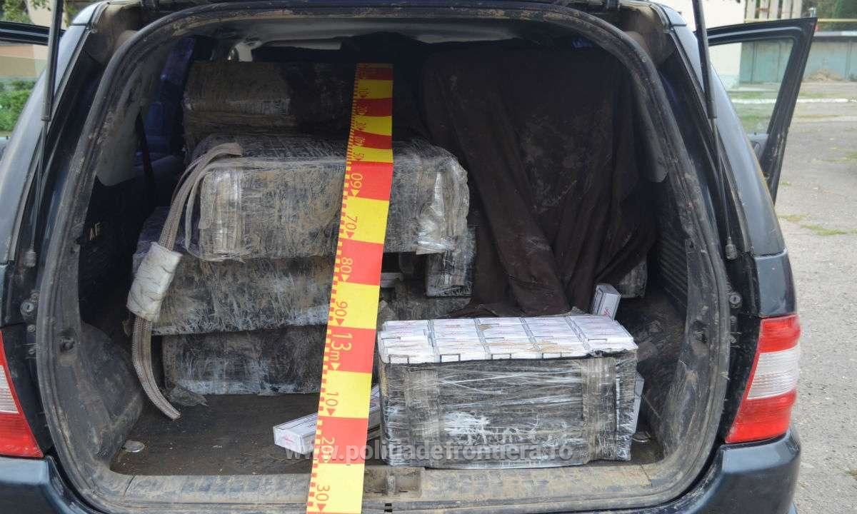 На границе Молдовы и Румынии конфисковано 260 тысяч контрабандных сигарет