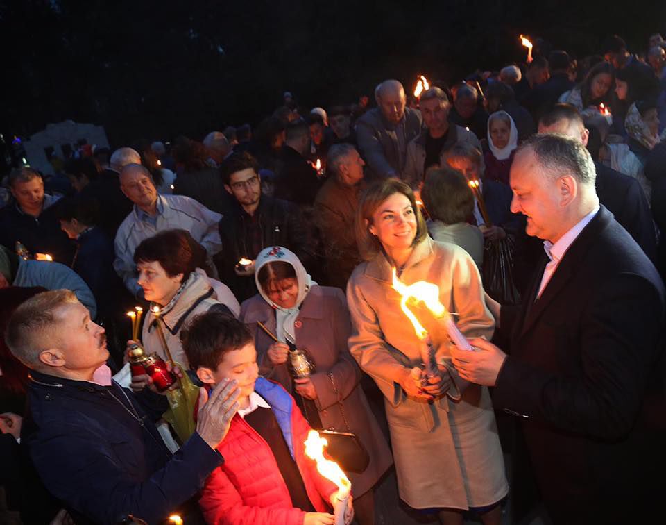 Unde a petrecut Paştele președintele țării, Igor Dodon