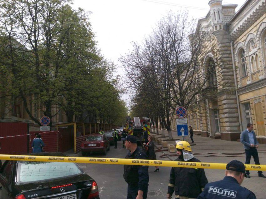 В здании примэрии Кишинева может быть заложена бомба