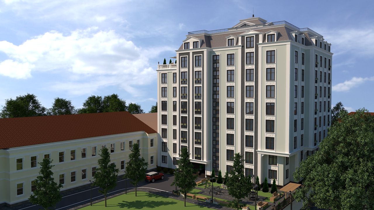 Milanin Residence: Успей купить квартиру в элитном жилом комплексе Alexandru cel Bun 47, по цене в 850 €/m² ®