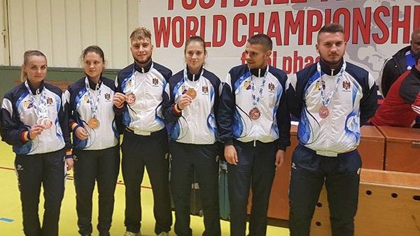 Спортсмены из Молдовы завоевали 3 медали на Чемпионате мира по футболтеннису